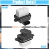 QUARKZMAN HVAC Blower Motor Resistor for Nissan Armada, Black, Pack