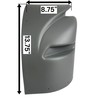Box Truck Corner Cap LH Roadside, 13.75 x 8.75 inches,
