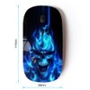 KOOLmouse [ Optical 2.4G Wireless Mouse [ Flaming Blue Goth
