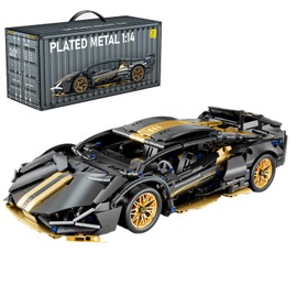 Technic Sport Car Building Blocks Set, 918 PCS Super Sports Car Building Kit, 1:14 Racing Sports Collectible Model Supercar Brick Set, Vehicle Construction Toys Gift for Adults and Teens（FKP）
