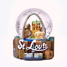 Essential To You St. Louis Colorful Snow Globe 65mm - Great Piece
