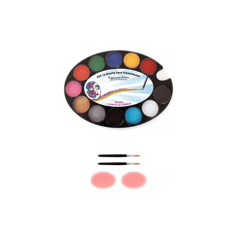 PXP Professional Colours Face Paint Palette Basic