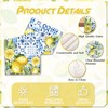 Spring Table Runner - Lemon Pattern, Perfect for Easter Tablecloths,