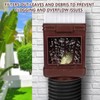 JXLXYY (2 Packs) Downspout Leaf Filter Downspout Cleanout,Leaf Removers, Gutter