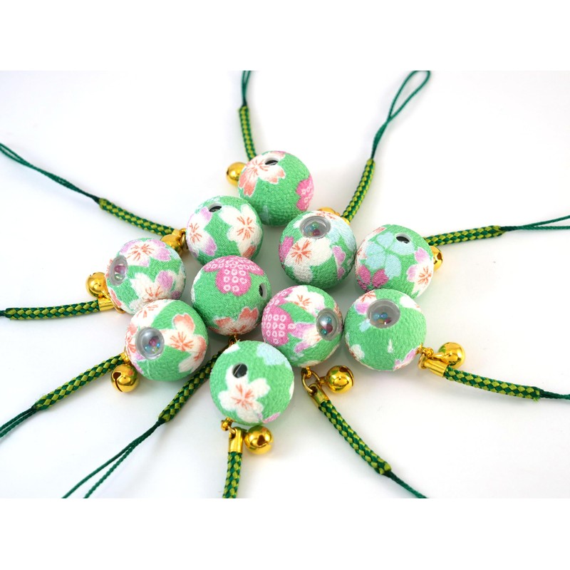 Zoon Flower Crepe Kaleidoscope, Japanese Pattern, Crepe, Rooted Bell Key