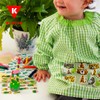 Klotzz children's painting apron for kindergarten. Checked Craft Coat Baby