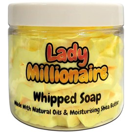 Lady Millionaire - 150g Whipped Soap - Shower Fluff - Body Wash - Vegan Friendly - Puddle of Wax - Made in the UK