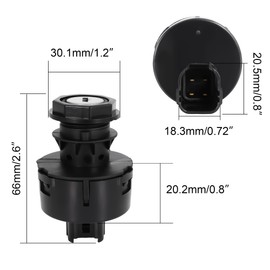 Key Ignition Switch for Rhino 450 660 700 YXR450 660 700 Viking 700 YXC700 YXE700 YXM700 YXZ1000 YXZ1000R 5UG-H2510-00-00,Replacement Key Switch