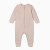MORI Baby Boys and Girls Ribbed Clever One Piece Romper