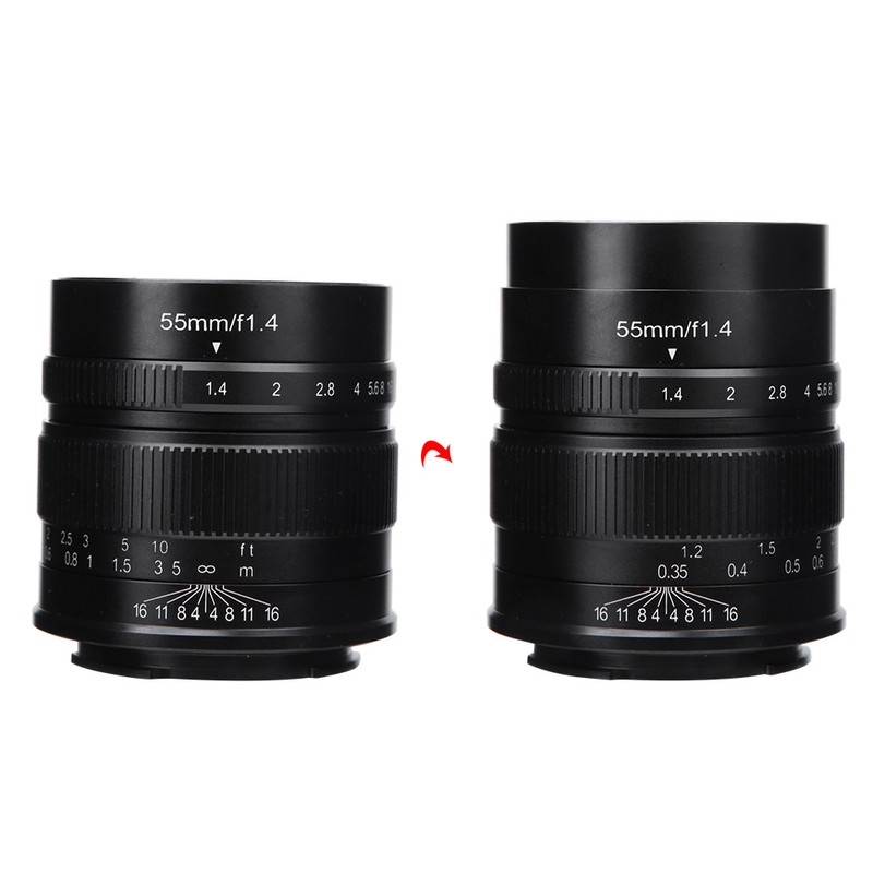 55mm F1.4 APSC Large Aperture Fixed Lens for Fuji FX