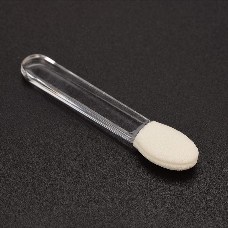 10 Pcs Transparent Eyeshadow Applicator Eyeshadow Brush Makeup Tools, Sponge