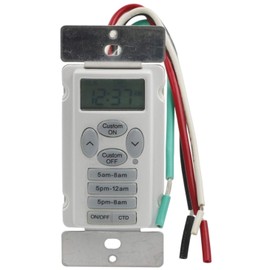 Prime EZ-Set Indoor Digital in Wall Timer White