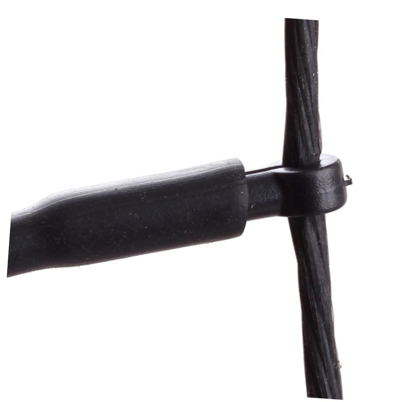 OHPHCALL 2pcs Black Peephole Holder Accessories Durable Bowstring Slide Stabilizer