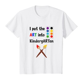 Kids Kindergarten For Artistic Creative Boys Girls Art Painting T-Shirt