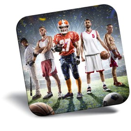 Destination Vinyl ltd Fridge Magnet - Sports Football Basketball Team Game 24246