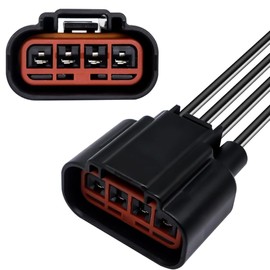 HiSport WPT688 WPT 688 HVAC Blower Motor Resistor Connector Wire Harness Pigtail S1763 14 AWG Compatible with Ford F-150 2009-2014