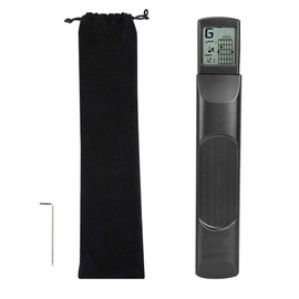 Bnineteenteam Guitar Chord Trainer, Mini 6 Fret Portable Pocket Digital Guitar Chord Practice Tool with Rotatable Chart Screen and Wretch Finger Exercise Guitar Chord Trainer Performance Accessory