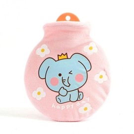 Round pouch thermal water bag 240ml steaming hand warmer elephant