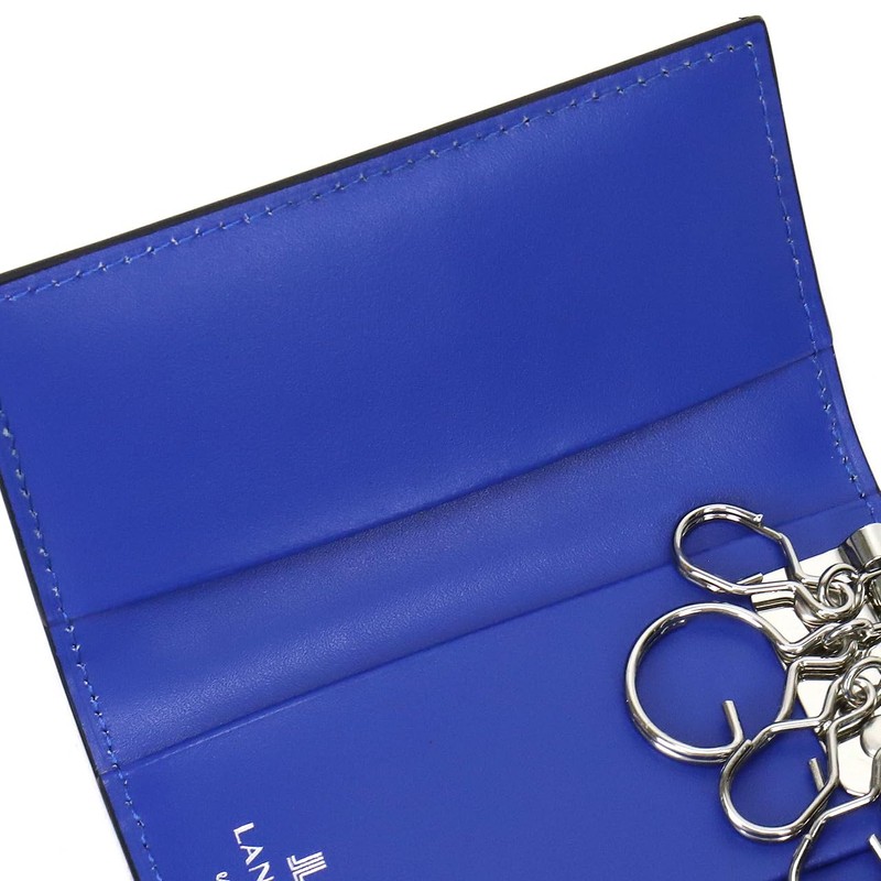 Lanvin On Blue 516602 Loges Key Case, 4 Rows, blue