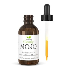 Clearly MOJO de Isabella: Aceite de Rosa Mosqueta Orgánico 100% Puro, Prensado en Frío, Sin Hexano | Hidratante Natural para Rostro, Cabello, Uñas y C