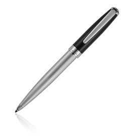 Pierre Cardin Set of Twist Ballpoint Pen and Fountain Pen Metal Ballpoint Pen with Fountain Pen Christoh Set KS FF