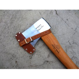 Helko Werk Helko Werk Leather Axe Sheath (Medium) - Genuine Leather Sheath for Axes and Hatchets Leather and Hatchet Cover and Axe Cover (Medium)