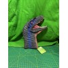 Velociraptor head childrens plastic hand puppet dinosaur