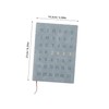 Gatuida Daily Workout Journal Blue Fitness Planner Notebook for Gym