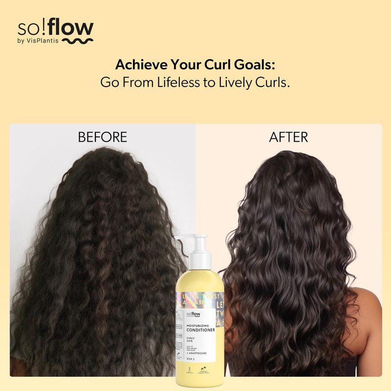 So!Flow Curl Moisture Conditioner with Linseed and Hydrolyzed Proteins -