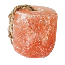 Himalayan Salt Lick for Horses, Livestock– (3-4 lbs) Natural Mineral Salt Block for Goats, Cattle & Deer with Hanging Rope, Weather-Resistant and Great for Dear Hunting (Pack of 1)