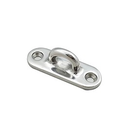 White Water 316 Stainless Oblong Pad Eyes (6342S - Pad Eye, 3-1/2")