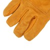 Heat Resistant Gloves Calf Leather Polyester Hand Protection BBQ Grill