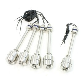 Aexit ZS12010 10mm Control electrical Dia Thread 120mm Long Water Level Float Sensor Switch x 5
