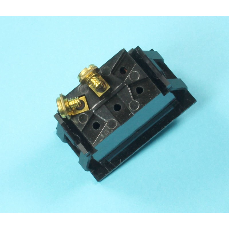 MOMENTARY Rocker Switch SPST (ON)/Off White 10A/250VAC, 3/4HP, 15A/125AC, Screw
