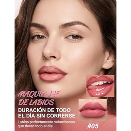 Erinde Tinte de Labios Peel off, Delineador de Labios Peel off de Larga Duración, Tinte Resistente al Agua y no Pegajoso, Maquillaje Labial Peel-off P