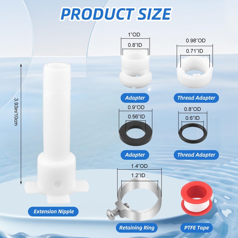 Tub Spout Diverter Repair Kit with Assembly Tool,Four in One