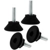 Sourcingmap M6 x 17 x 24 Screw on Leveling Feet
