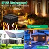 TomCare Flickering Flames Pathway Lights Solar Powered Decorative Garden Waterproof