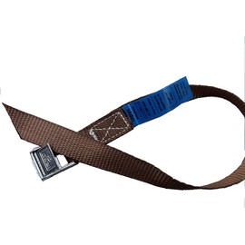 4 x Securing Strap ideal for Mounting on Bicycle Carriers Clamping Lock Belts Tie Mounting, Brown, iapyx ®