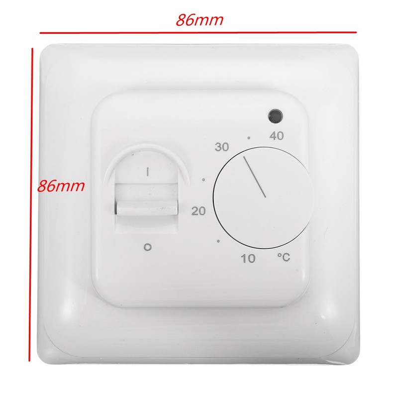230V 16A Mechanical Floor Heating Thermostat Temperature Control Switch with