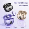 Clip-On Open-Ear Wireless Bluetooth 5.4 Earbuds & Bone Conduction Headphones