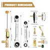 Wayona 22Pcs Valve Core Removal Tool and HVAC Service Wrench