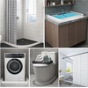39 - Inch Collapsible Shower Water Guard: Splash Barrier, Threshold