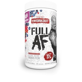 5% Nutrition Full AF Pre-Workout | Stim-Free with Massive Pumps | L-Citrulline, L-Taurine, Nitrosigine, GlycerSize | 13.05 oz (Wildberry)