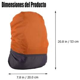 Kasvot Mochila Impermeable, Paquete de 2 Impermeable para Mochila con Tira Reflectante, Protector de Mochila Lluvia de Alta Visibilidad para Campismo, Ciclismo Al Aire Libre, Senderismo, Montañismo