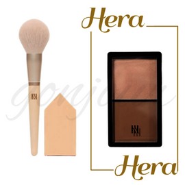 Hera Powder Brush Puff + Hera Face Contouring Duo 11g Set / 헤라 파우더 브러쉬퍼프+헤라 페이스 컨투어링 듀오 11g 구성 세트