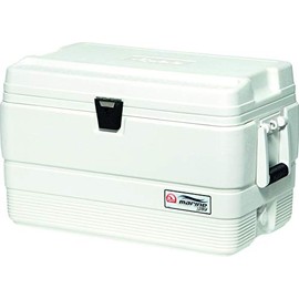 Chest Cooler, Marine, 54 qt., White
