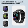 Smart Watch with 2.01in Touch Display,for Kids,Man and Woman,with Heart