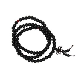 N31 - Beautiful Elasticated 7mm Wooden Bead Prayer Mala 108 Beads/Necklace/Bracelet - Handmade by Jeannieparnell