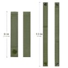 4 Pack Molle Straps with Snaps 6 inch, Tactical Mod